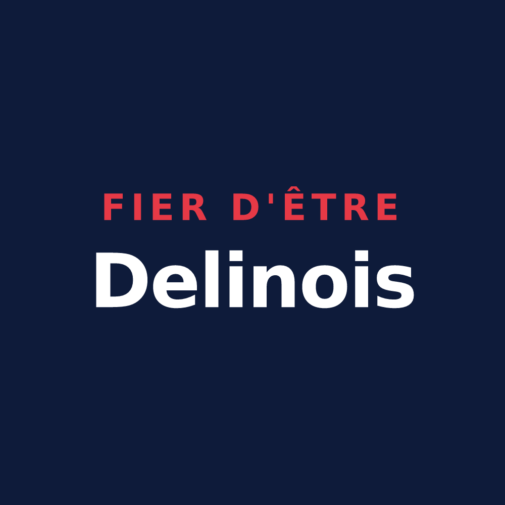 T-shirt « Fier d'être Delinois » — design pour Delain