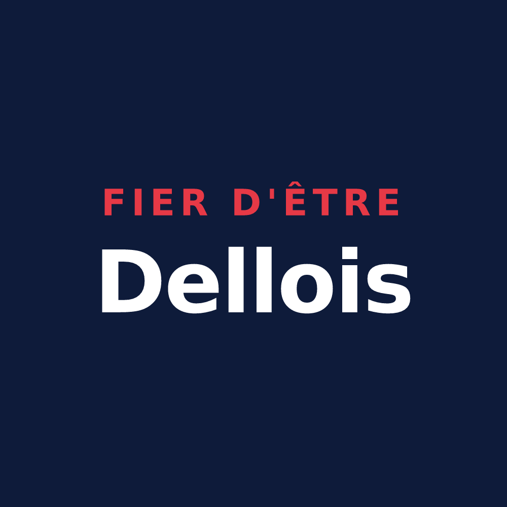 T-shirt « Fier d'être Dellois » — design pour Delle