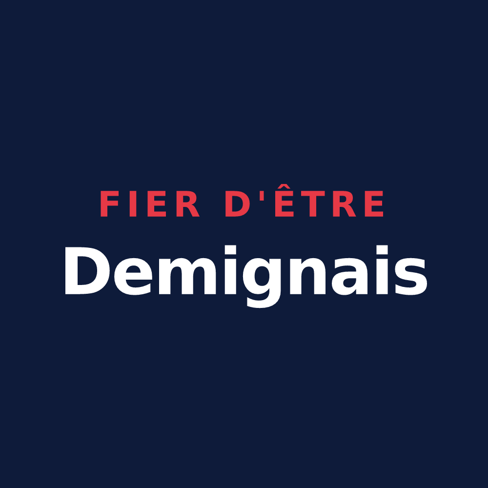 T-shirt « Fier d'être Demignais » — design pour Demigny