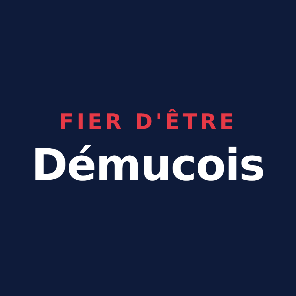 T-shirt « Fier d'être Démucois » — design pour Dému