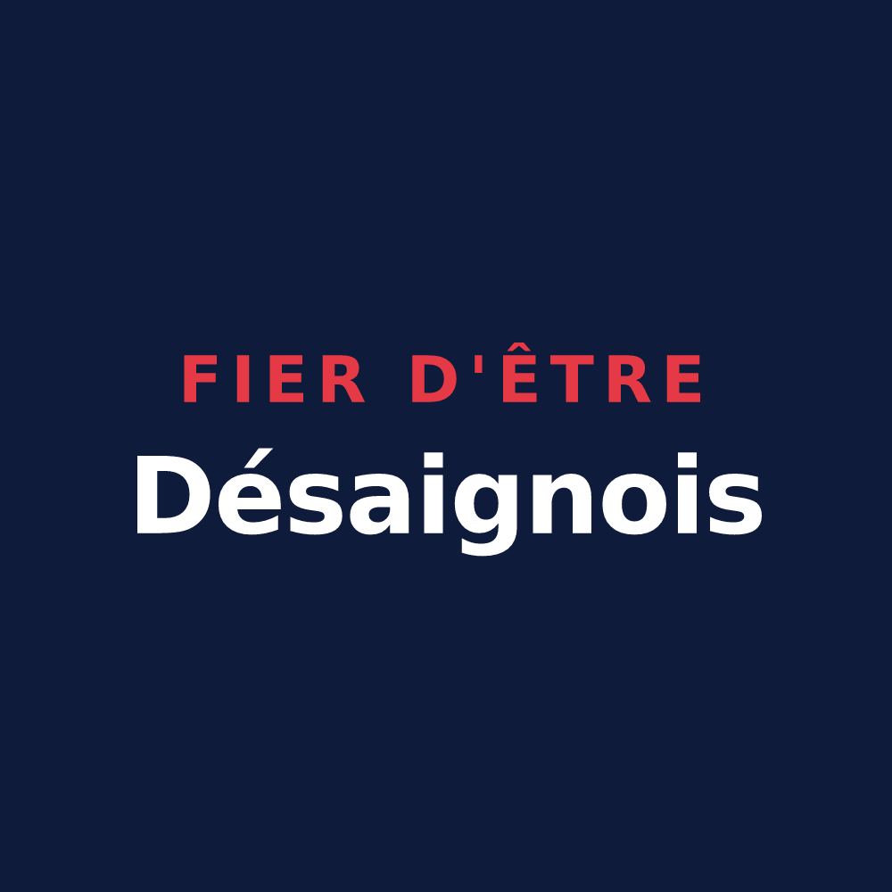 T-shirt « Fier d'être Désaignois » — design pour Désaignes