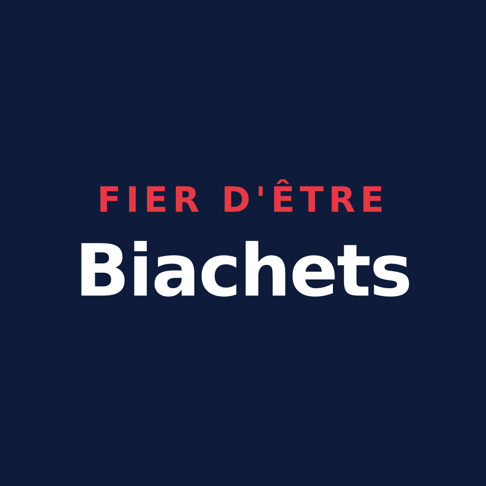 T-shirt « Fier d'être Biachets » — design pour Désertines