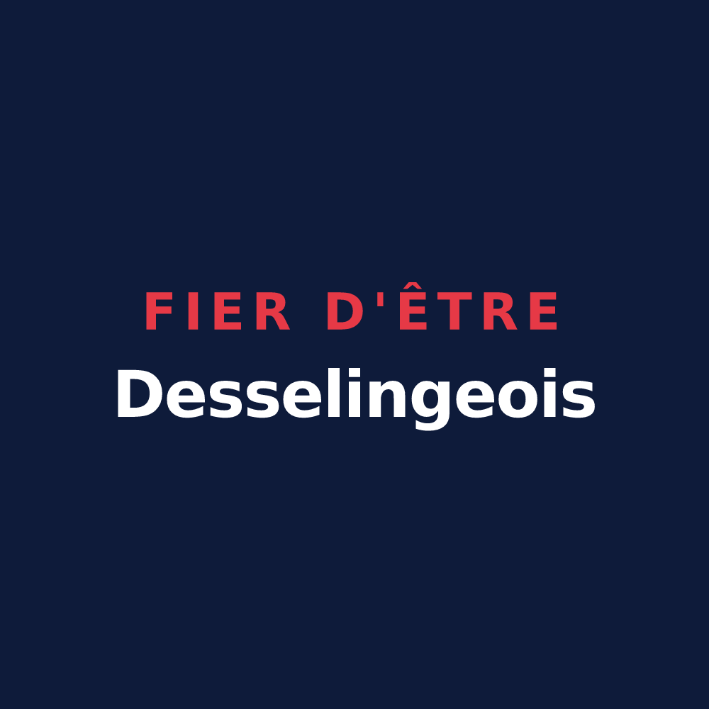 T-shirt « Fier d'être Desselingeois » — design pour Desseling
