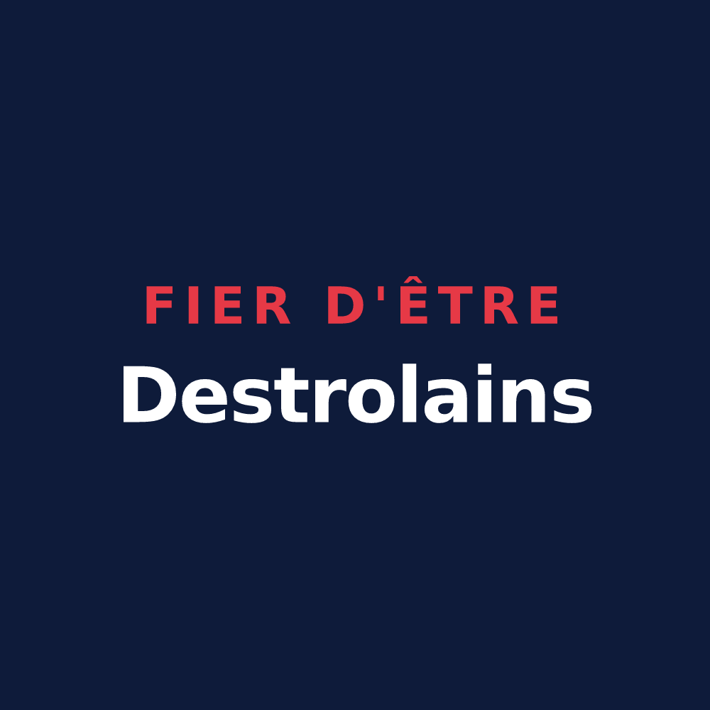 T-shirt « Fier d'être Destrolains » — design pour Détrier