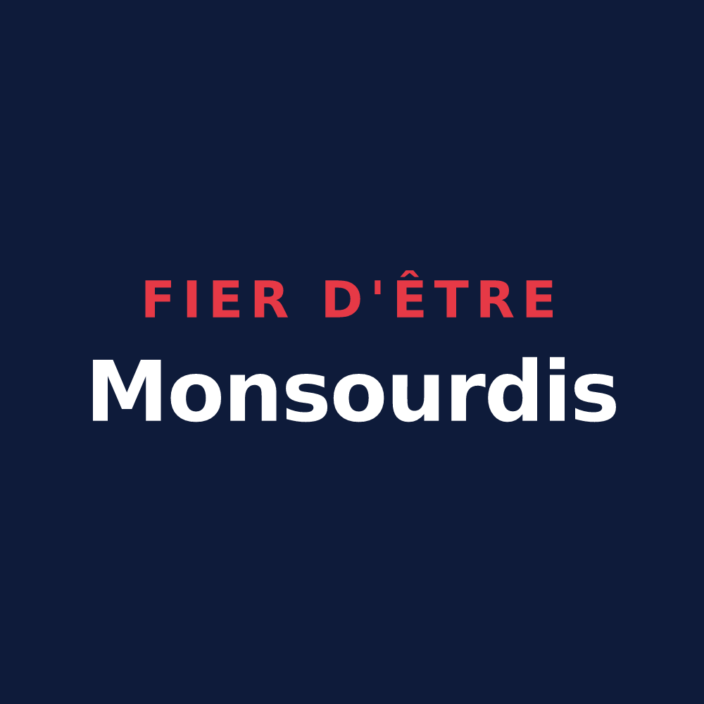 T-shirt « Fier d'être Monsourdis » — design pour Deux-Grosnes