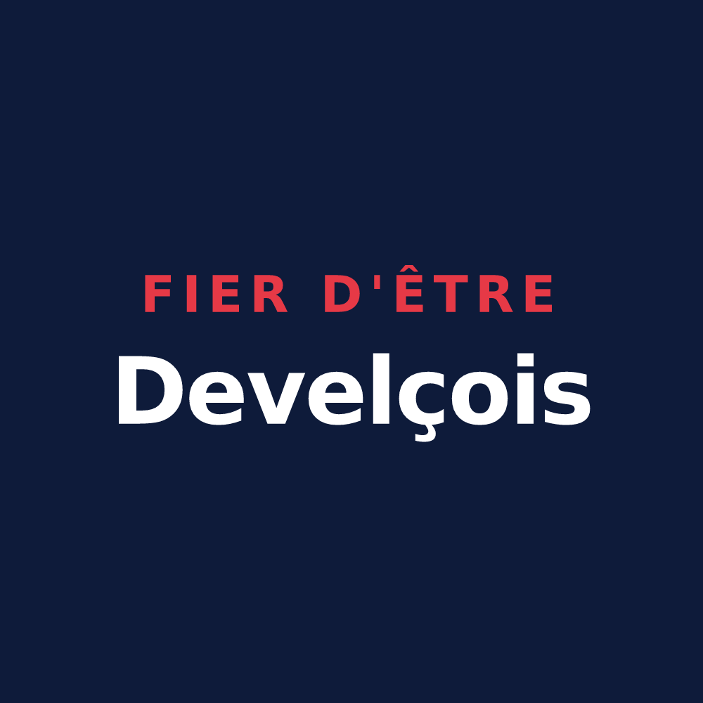 T-shirt « Fier d'être Develçois » — design pour Devecey