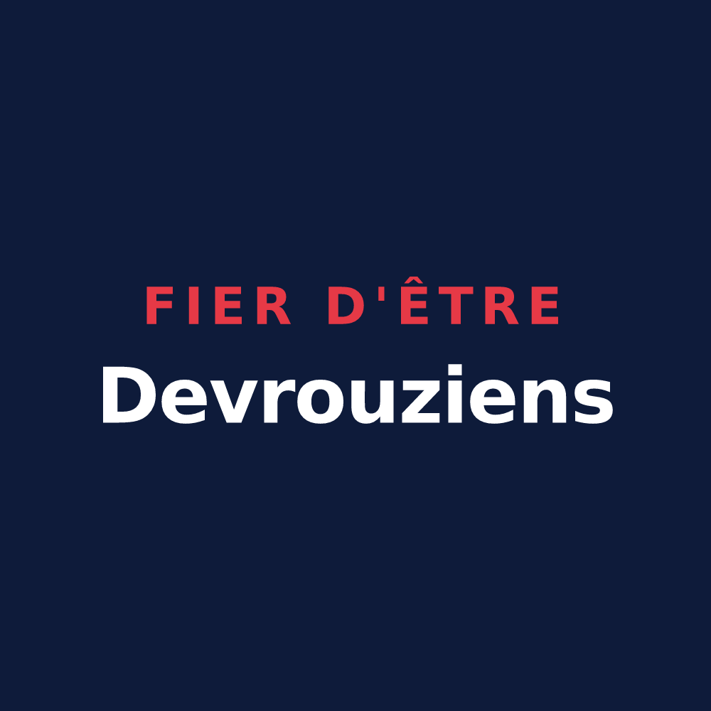 T-shirt « Fier d'être Devrouziens » — design pour Devrouze