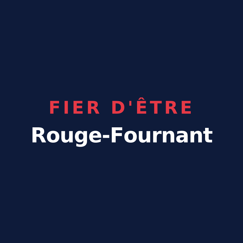 T-shirt « Fier d'être Rouge-Fournant » — design pour Deycimont