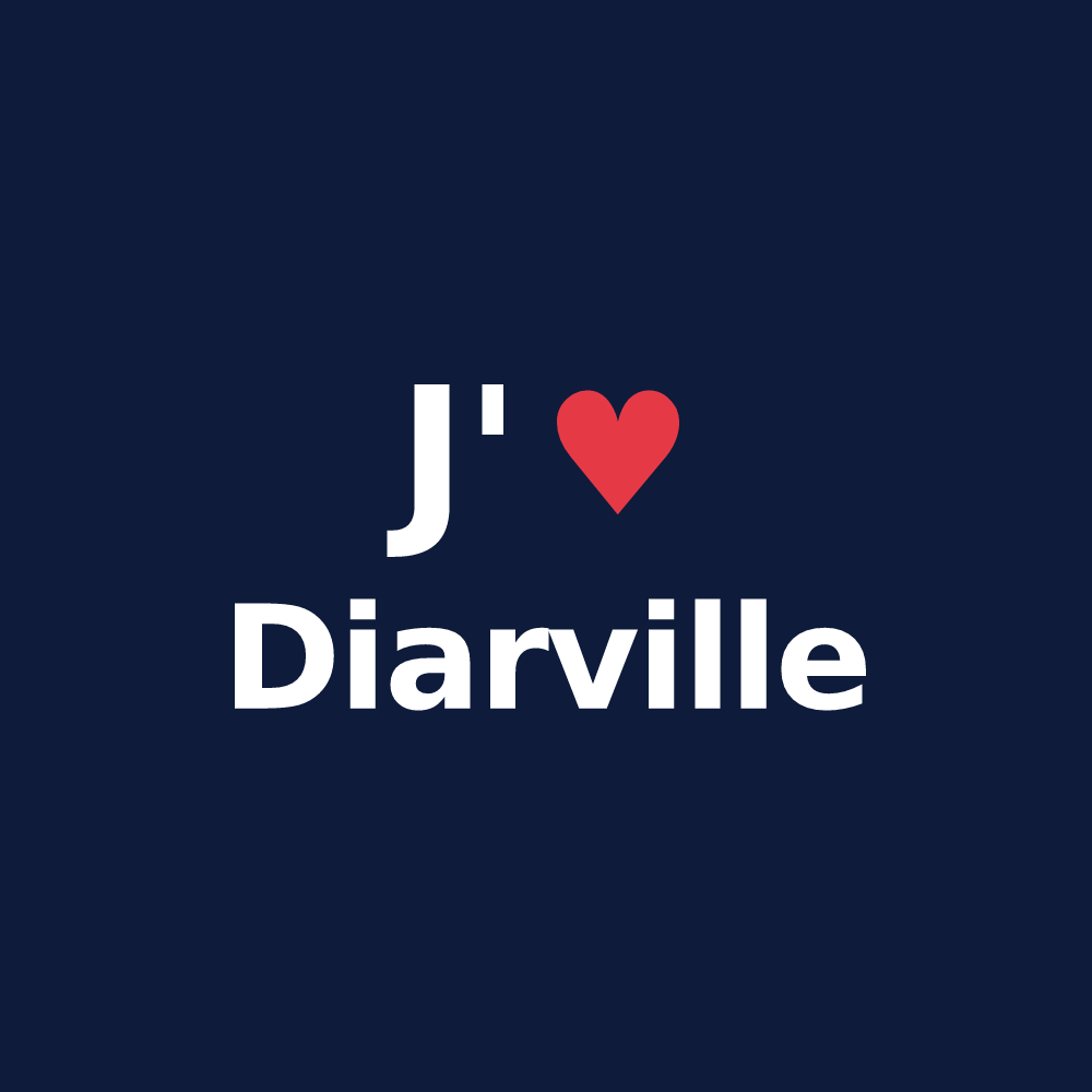 T-shirt personnalisé Diarville — design J'aime Diarville