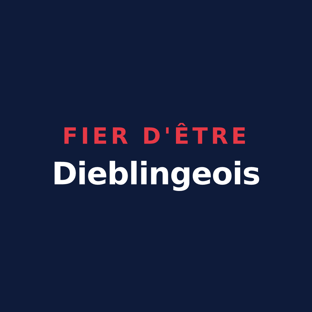 T-shirt « Fier d'être Dieblingeois » — design pour Diebling