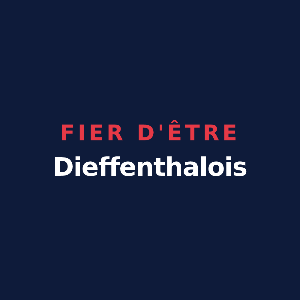 T-shirt « Fier d'être Dieffenthalois » — design pour Dieffenthal