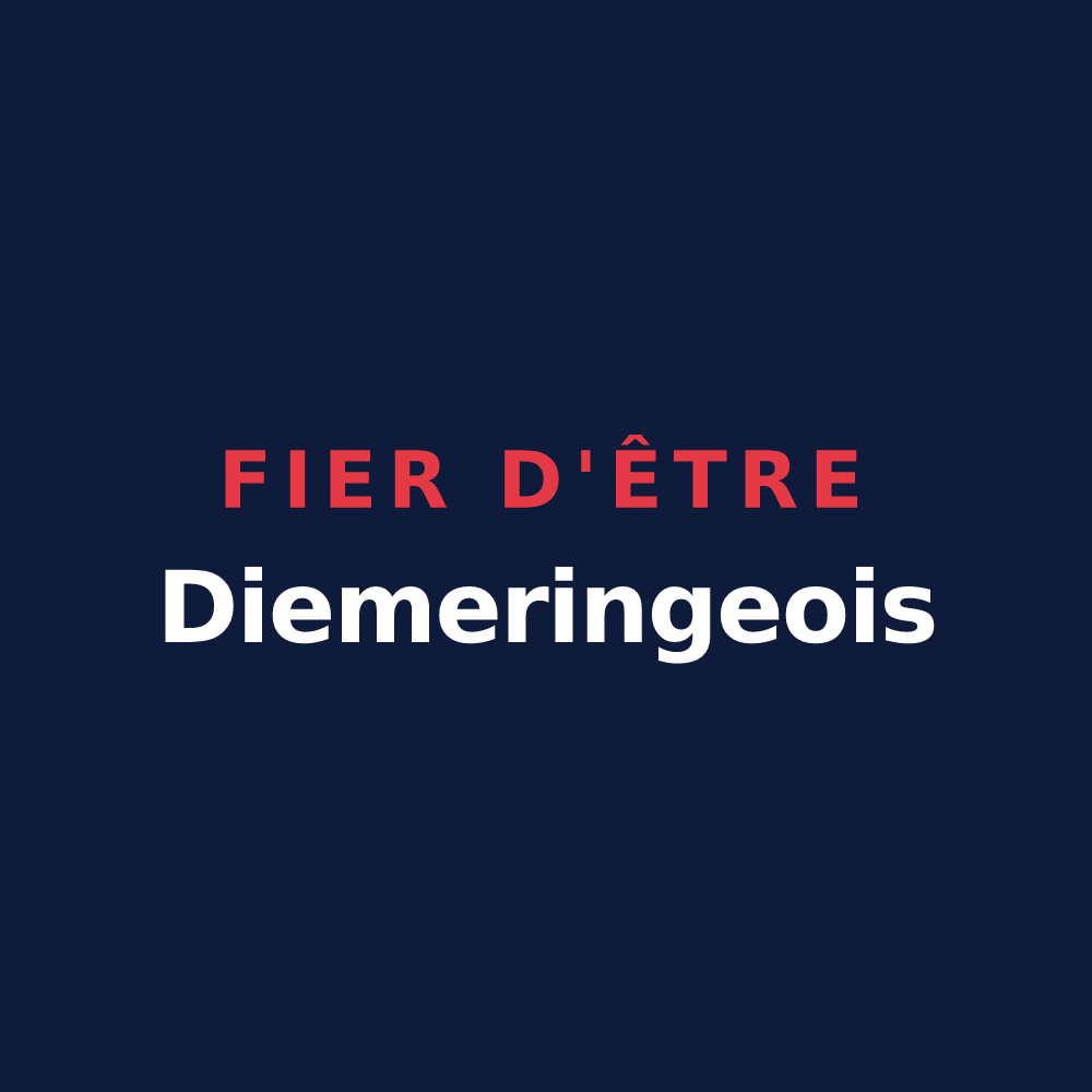 T-shirt « Fier d'être Diemeringeois » — design pour Diemeringen