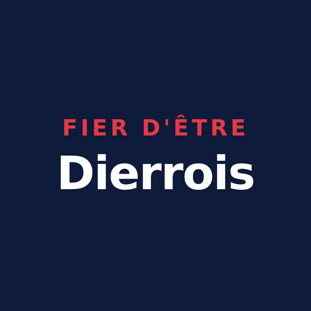 T-shirt « Fier d'être Dierrois » — design pour Dierre