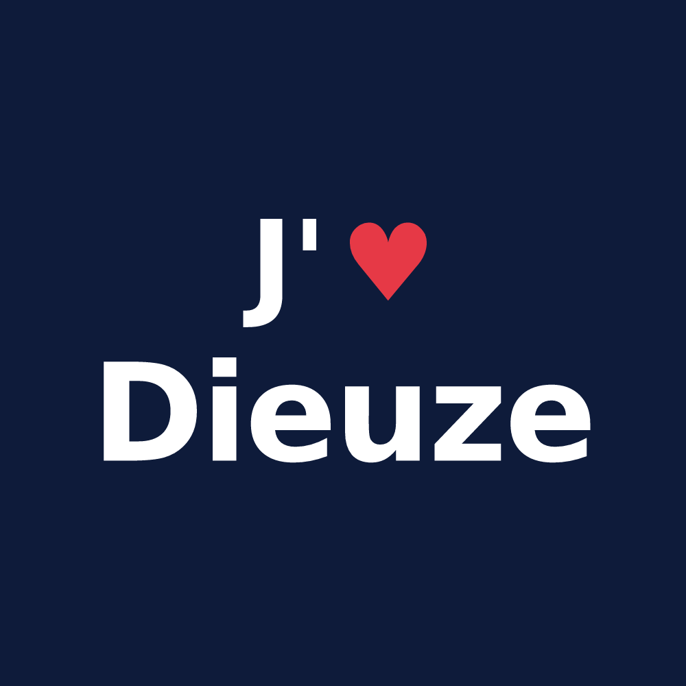 T-shirt personnalisé Dieuze — design J'aime Dieuze