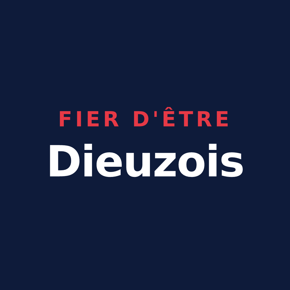 T-shirt « Fier d'être Dieuzois » — design pour Dieuze