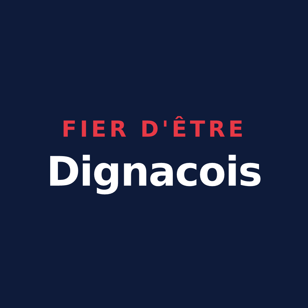 T-shirt « Fier d'être Dignacois » — design pour Dignac