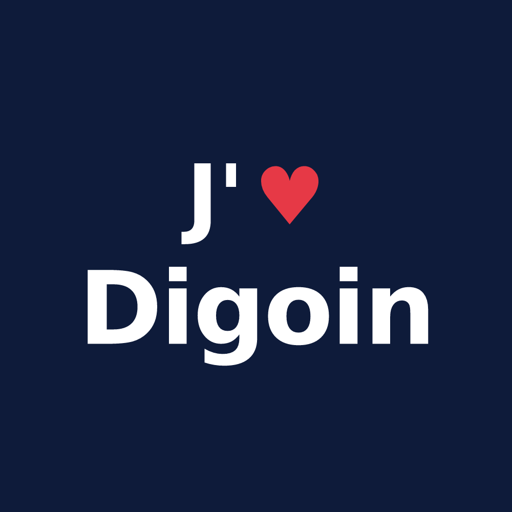 T-shirt personnalisé Digoin — design J'aime Digoin