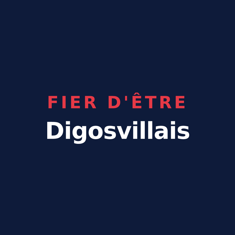 T-shirt « Fier d'être Digosvillais » — design pour Digosville