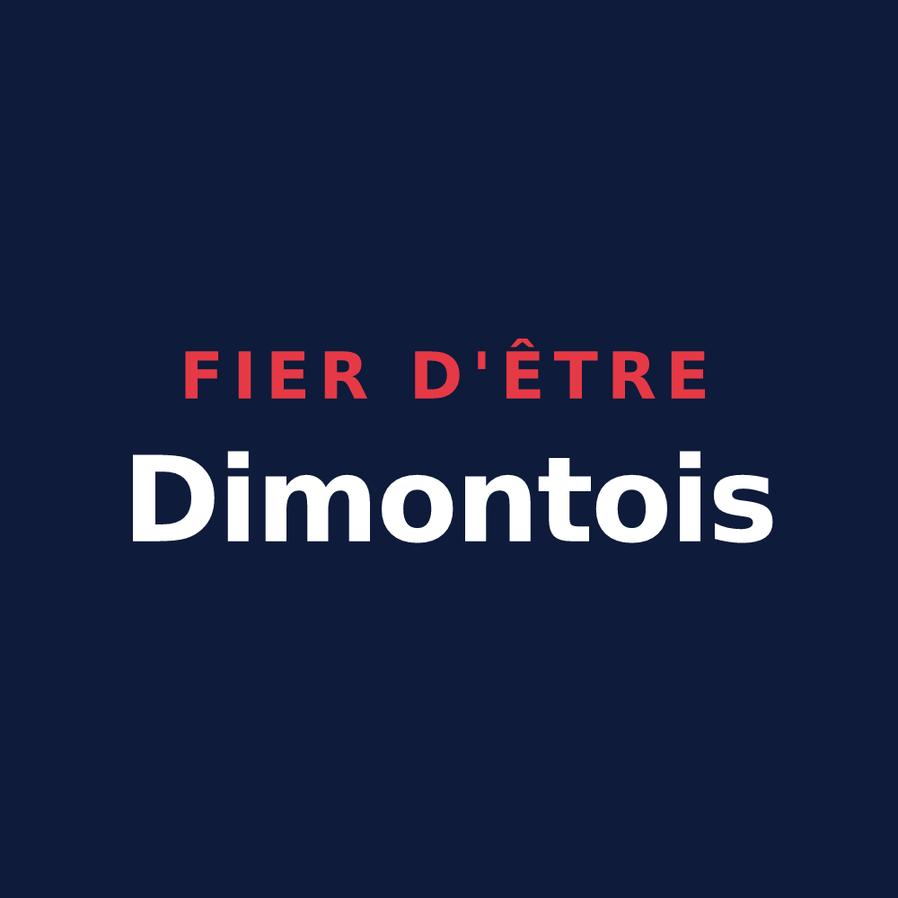 T-shirt « Fier d'être Dimontois » — design pour Dimont