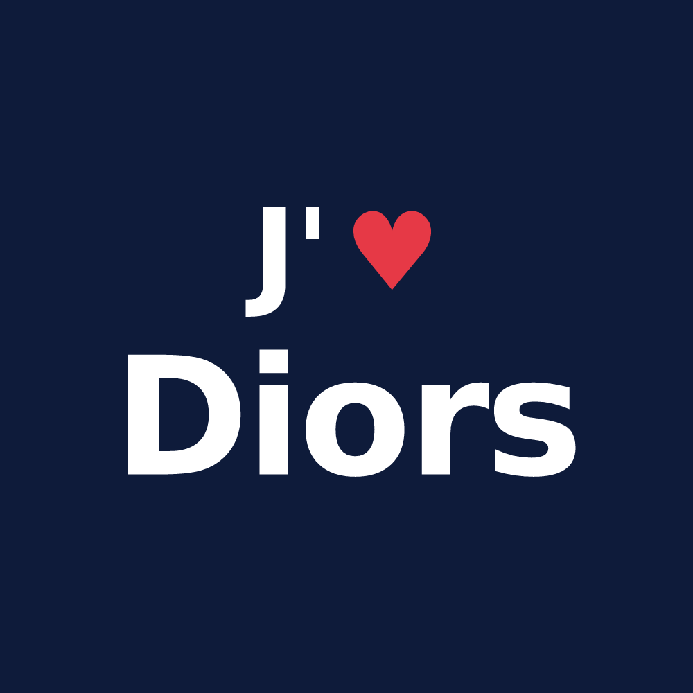 T-shirt personnalisé Diors — design J'aime Diors