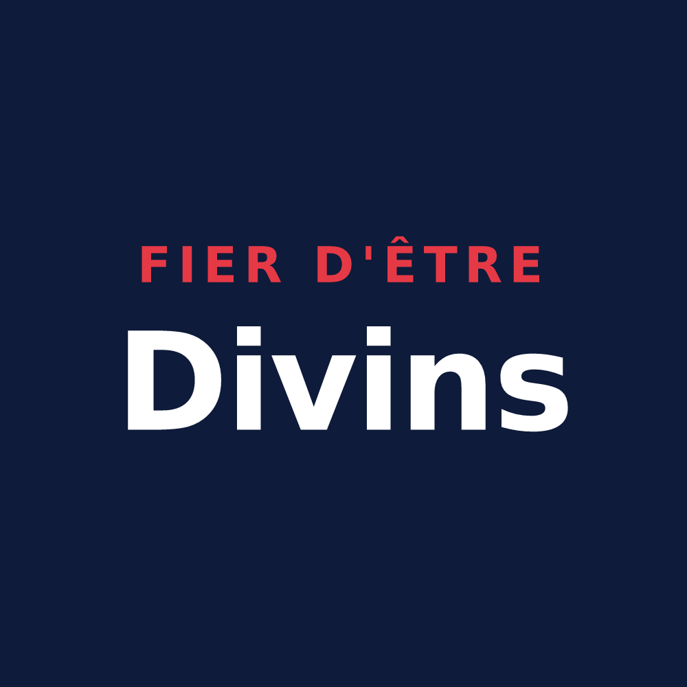 T-shirt « Fier d'être Divins » — design pour Diou
