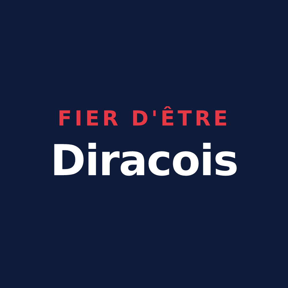 T-shirt « Fier d'être Diracois » — design pour Dirac