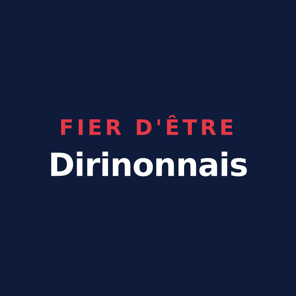 T-shirt « Fier d'être Dirinonnais » — design pour Dirinon