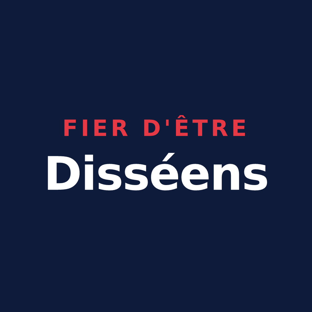 T-shirt « Fier d'être Disséens » — design pour Dissay