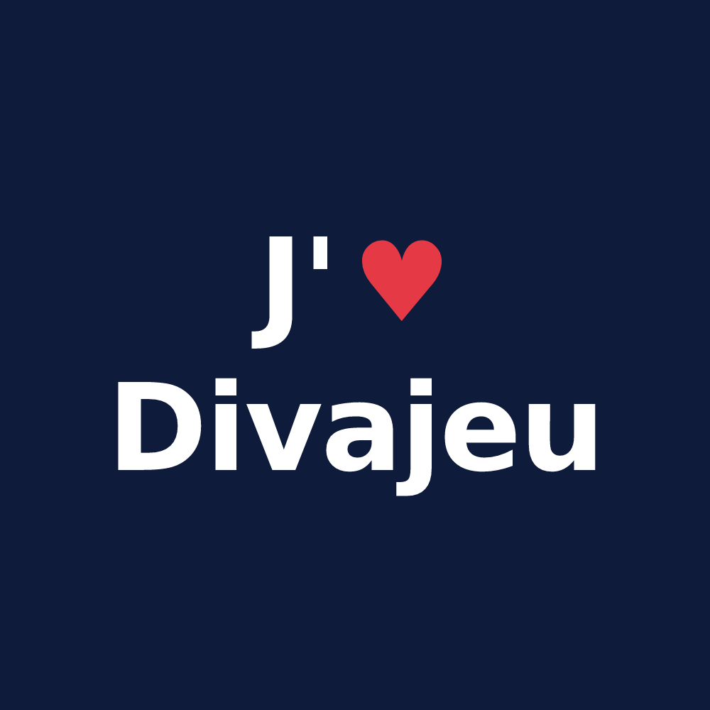 T-shirt personnalisé Divajeu — design J'aime Divajeu