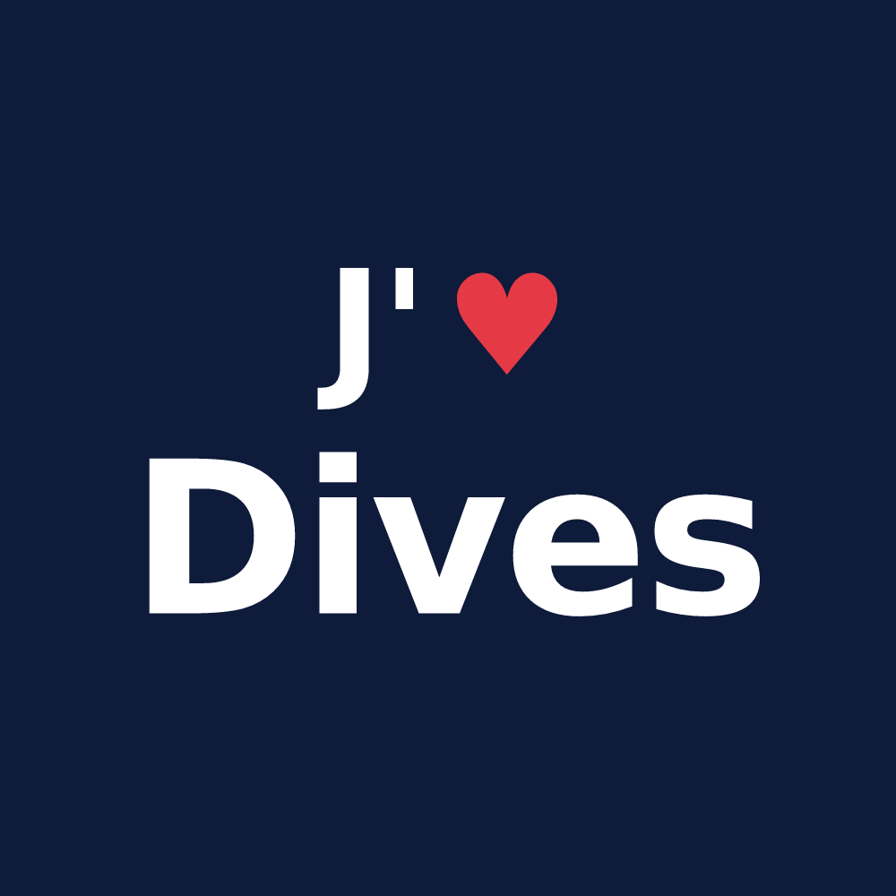 T-shirt personnalisé Dives — design J'aime Dives