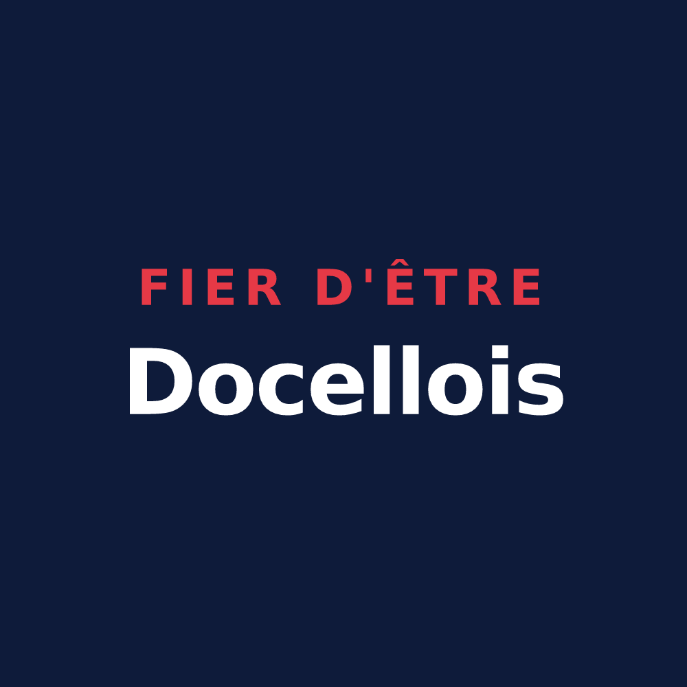 T-shirt « Fier d'être Docellois » — design pour Docelles