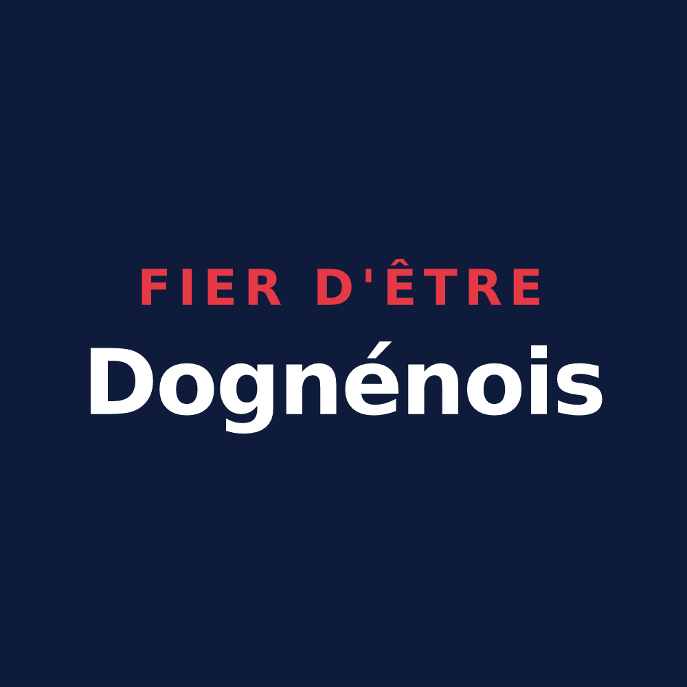 T-shirt « Fier d'être Dognénois » — design pour Dognen