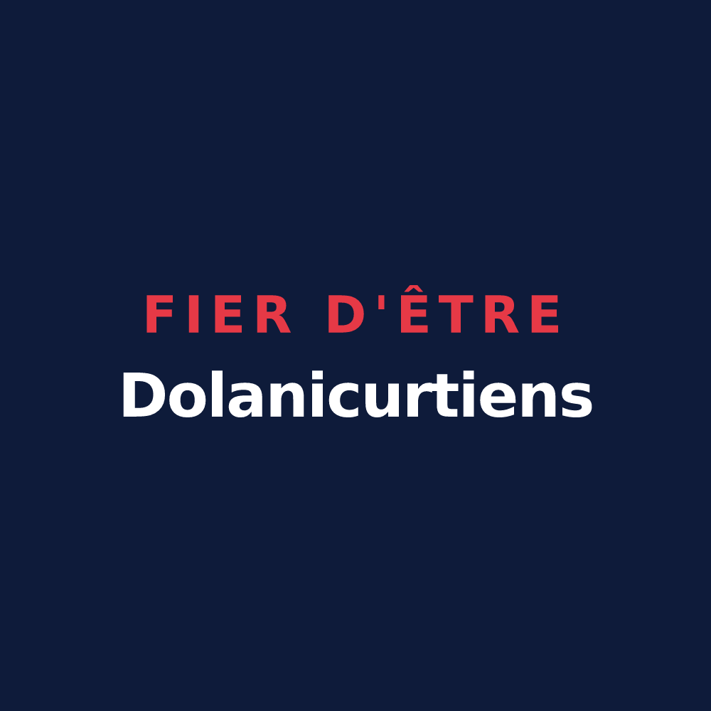 T-shirt « Fier d'être Dolanicurtiens » — design pour Dolaincourt