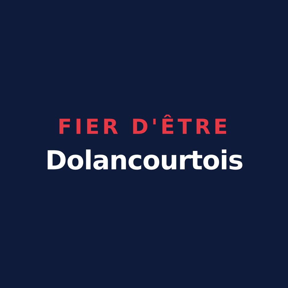 T-shirt « Fier d'être Dolancourtois » — design pour Dolancourt