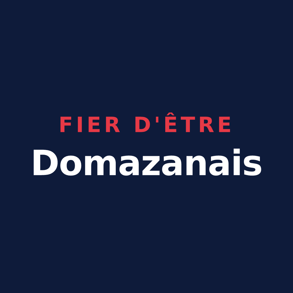 T-shirt « Fier d'être Domazanais » — design pour Domazan