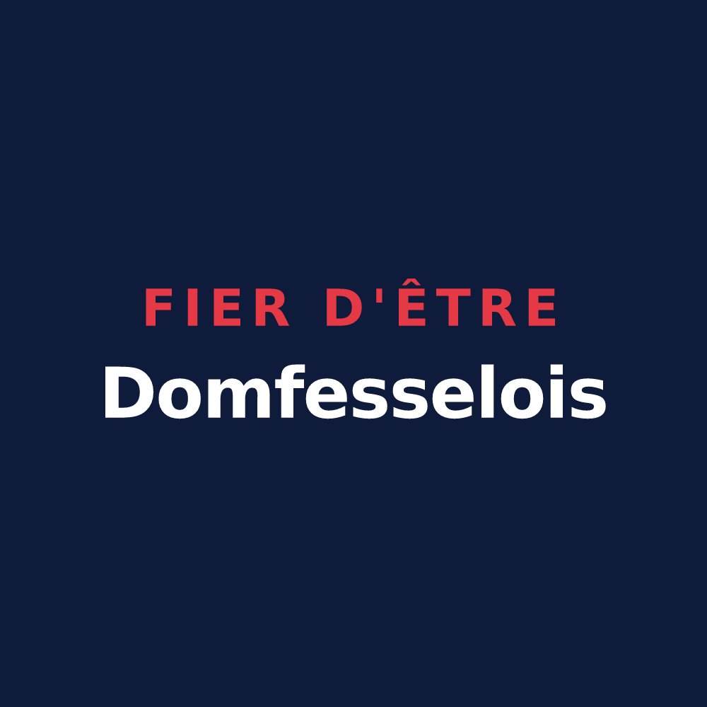 T-shirt « Fier d'être Domfesselois » — design pour Domfessel