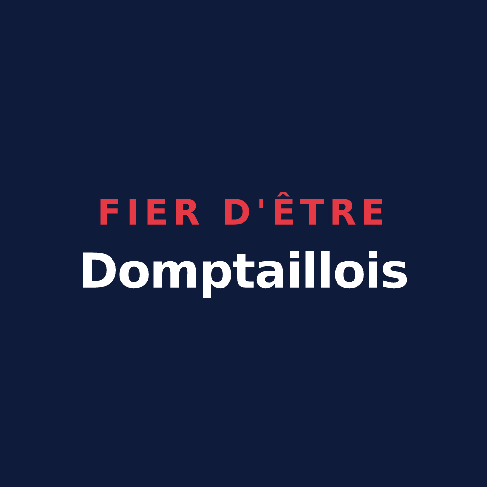 T-shirt « Fier d'être Domptaillois » — design pour Domptail