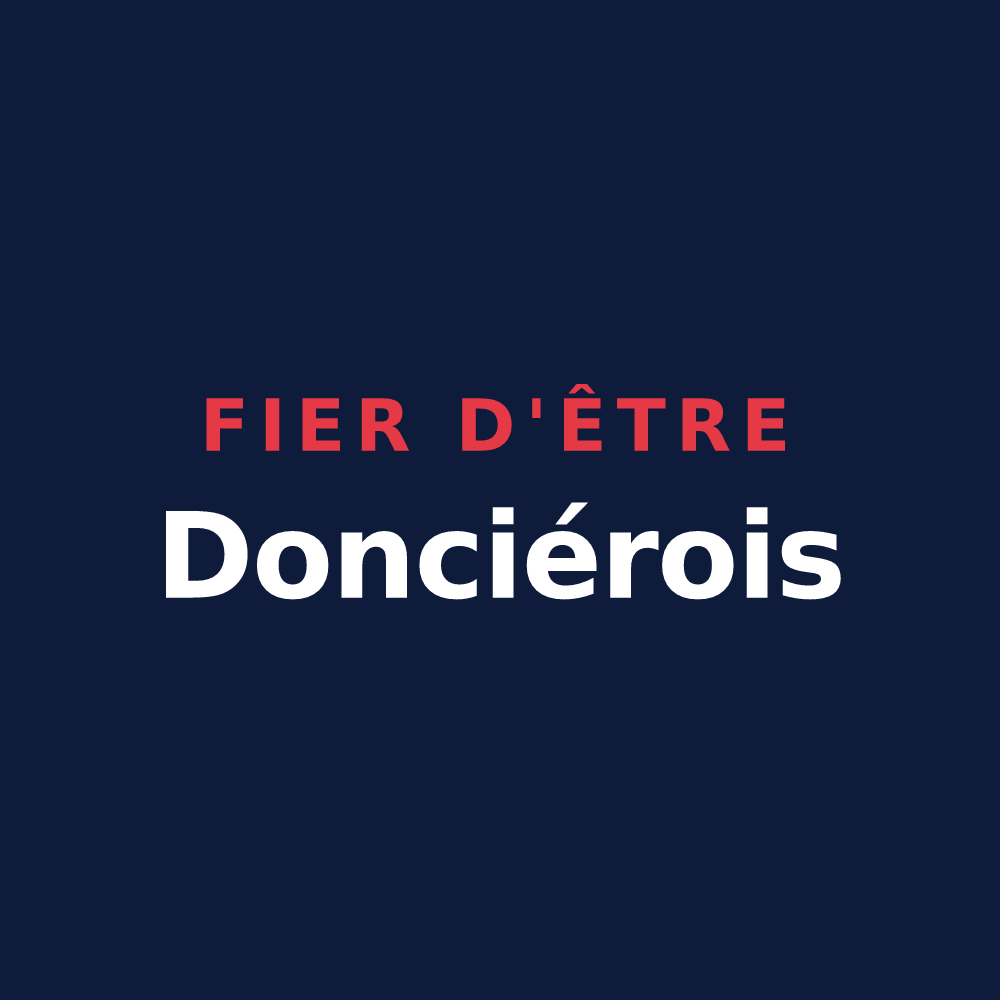 T-shirt « Fier d'être Donciérois » — design pour Doncières