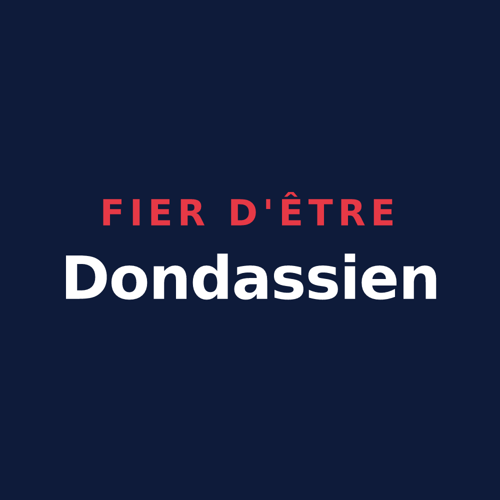 T-shirt « Fier d'être Dondassien » — design pour Dondas