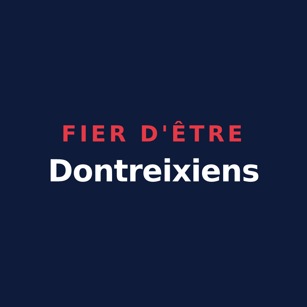 T-shirt « Fier d'être Dontreixiens » — design pour Dontreix