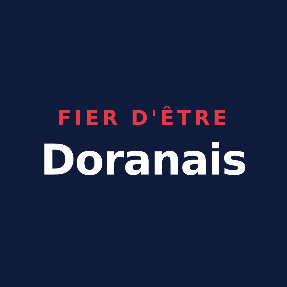 T-shirt « Fier d'être Doranais » — design pour Dorans
