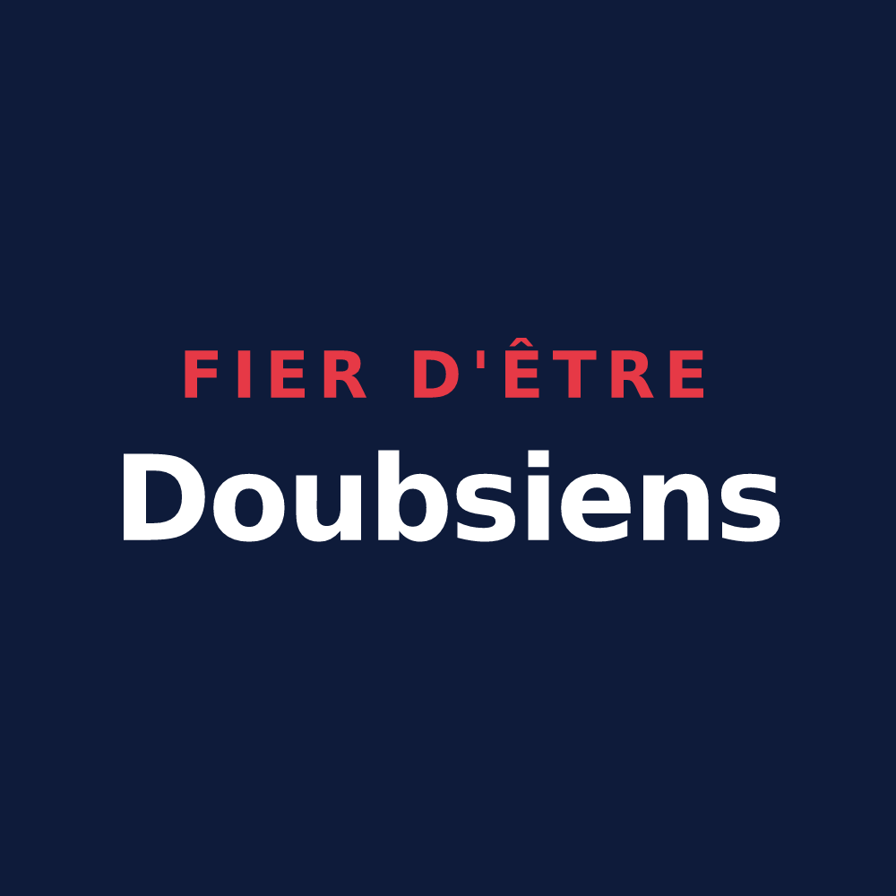 T-shirt « Fier d'être Doubsiens » — design pour Doubs