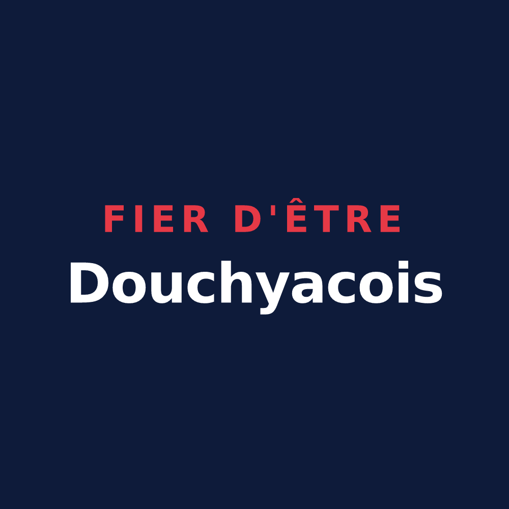 T-shirt « Fier d'être Douchyacois » — design pour Douchy