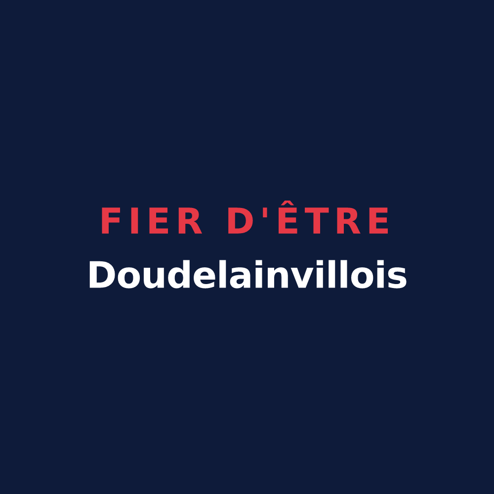 T-shirt « Fier d'être Doudelainvillois » — design pour Doudelainville