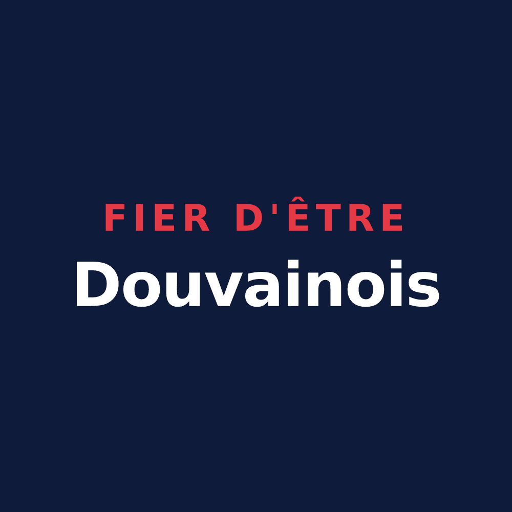 T-shirt « Fier d'être Douvainois » — design pour Douvaine