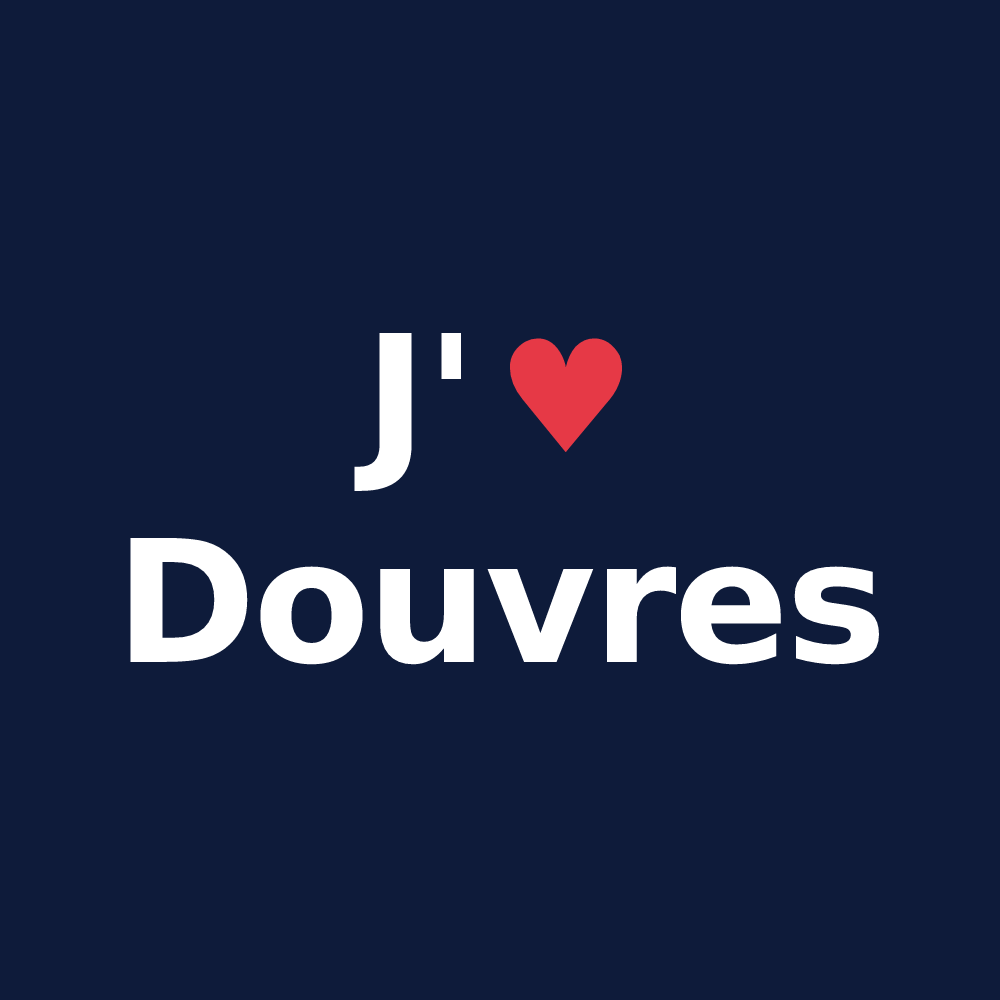 T-shirt personnalisé Douvres — design J'aime Douvres