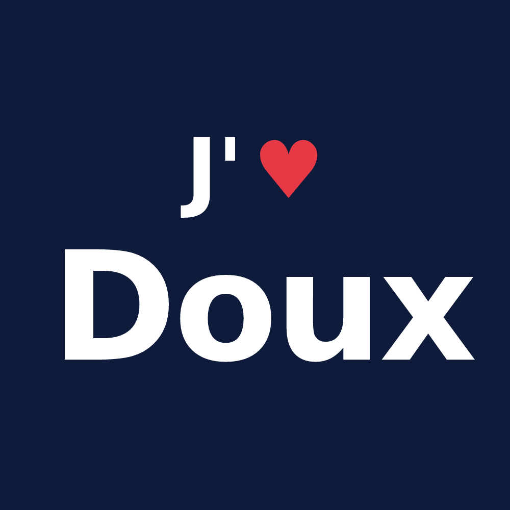 T-shirt personnalisé Doux — design J'aime Doux