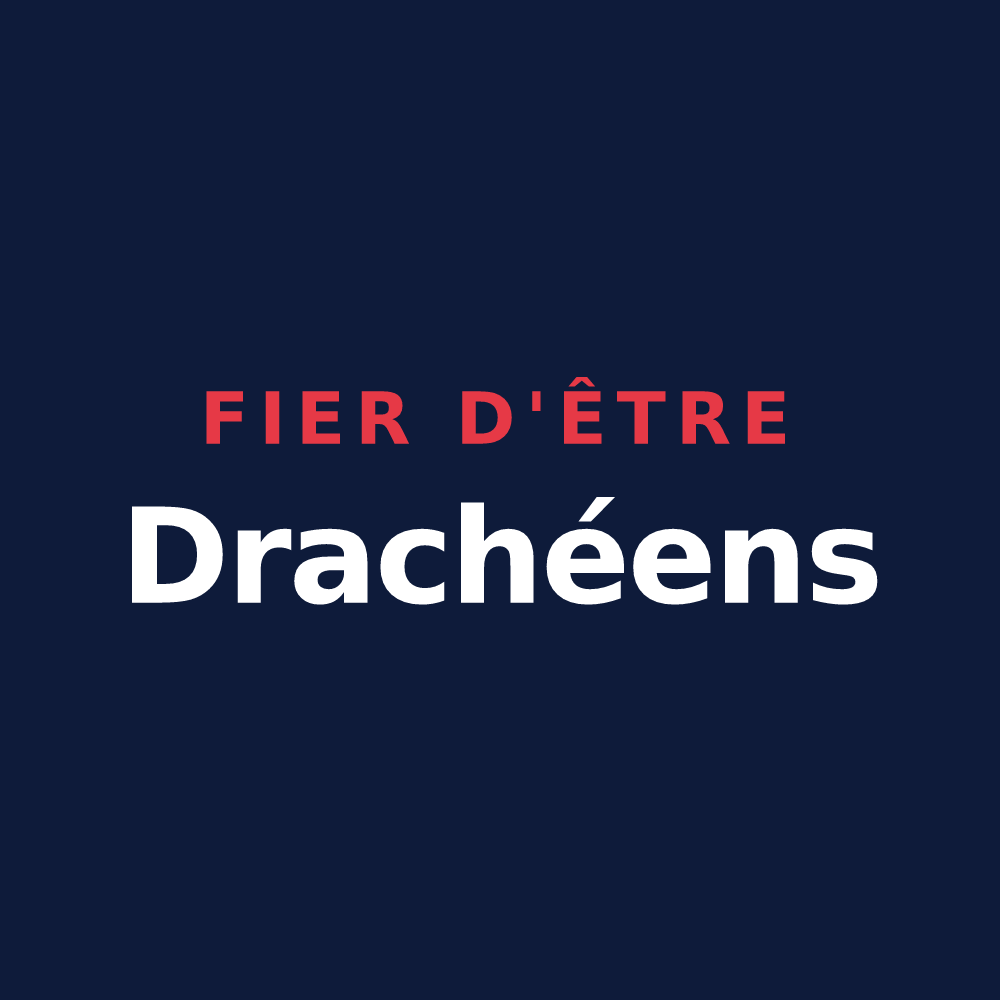 T-shirt « Fier d'être Drachéens » — design pour Draché