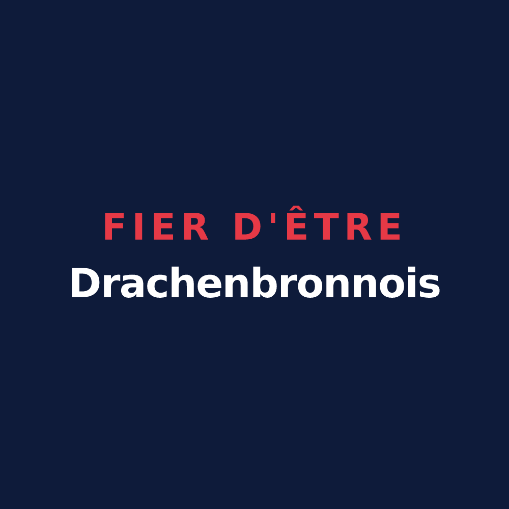 T-shirt « Fier d'être Drachenbronnois » — design pour Drachenbronn-Birlenbach
