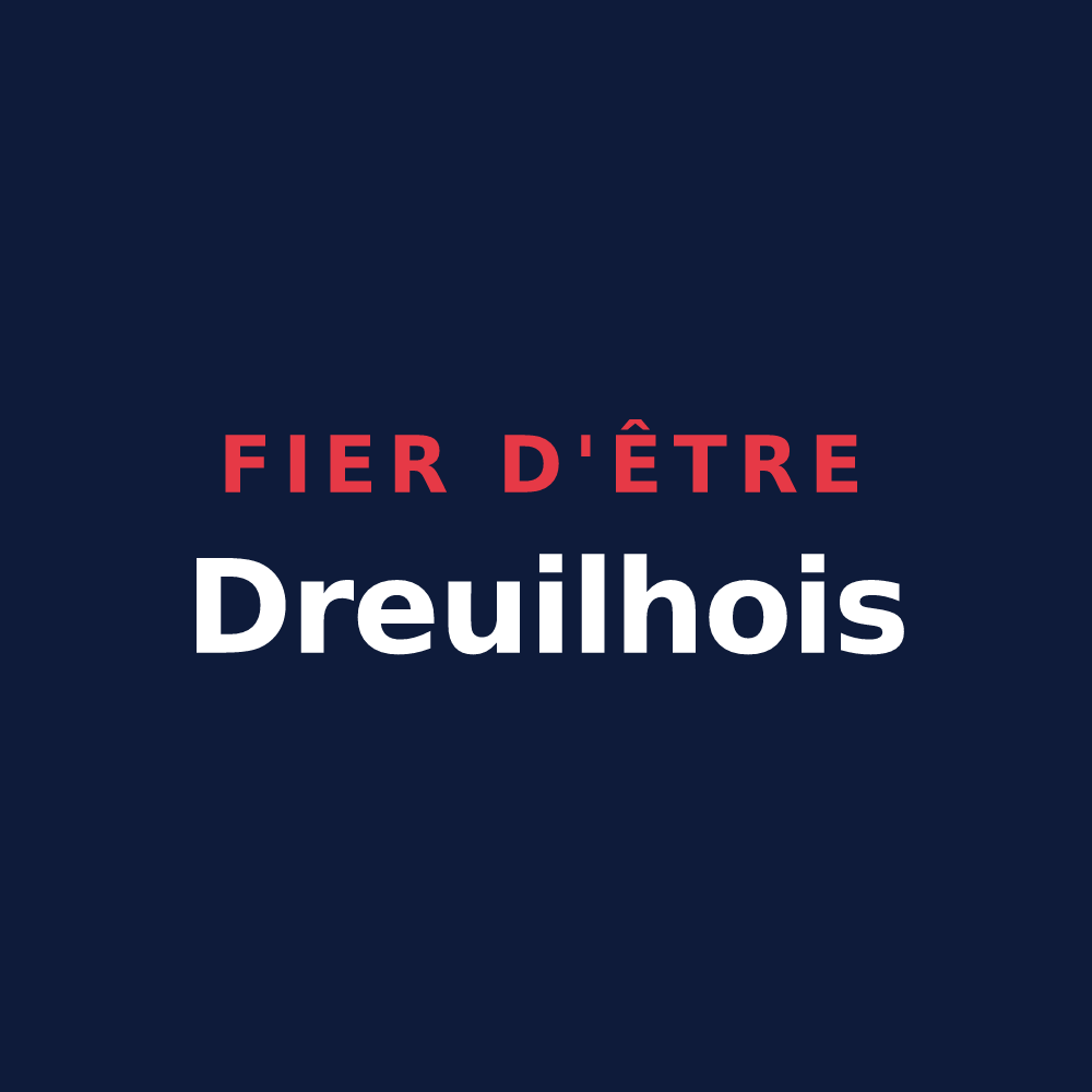 T-shirt « Fier d'être Dreuilhois » — design pour Dreuilhe